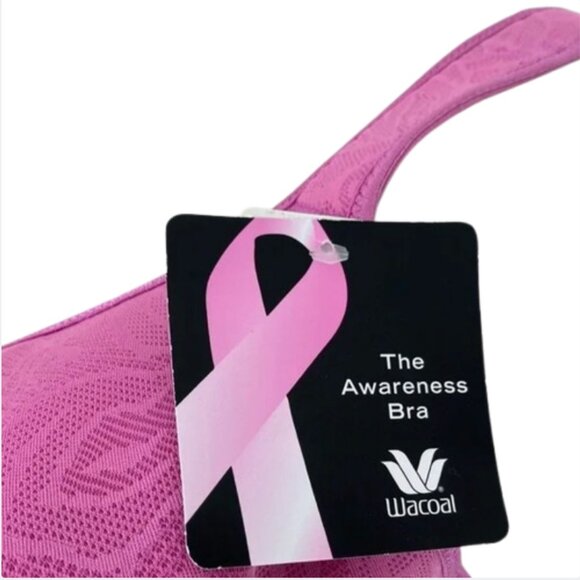 NWT Wacoal pink Breast Cancer Awareness bra 40DD - Picture 3 of 6